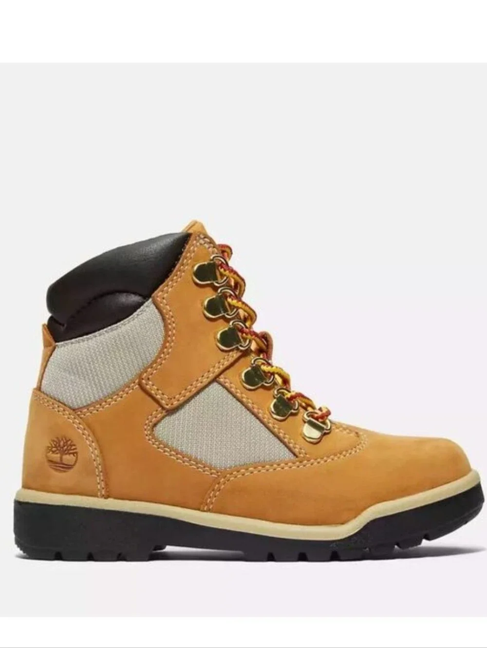 Timberland Field Boot 6 in Leather & Fabric - Wheat Nubuck